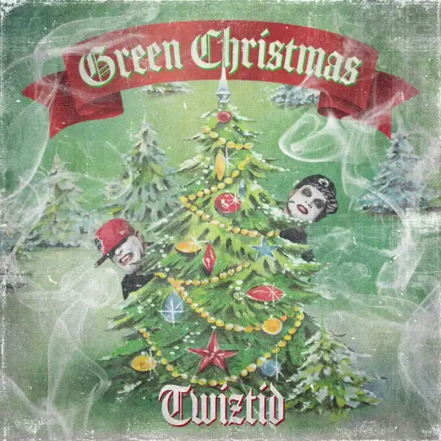 Album cover art for "Green Christmas" by Twiztid