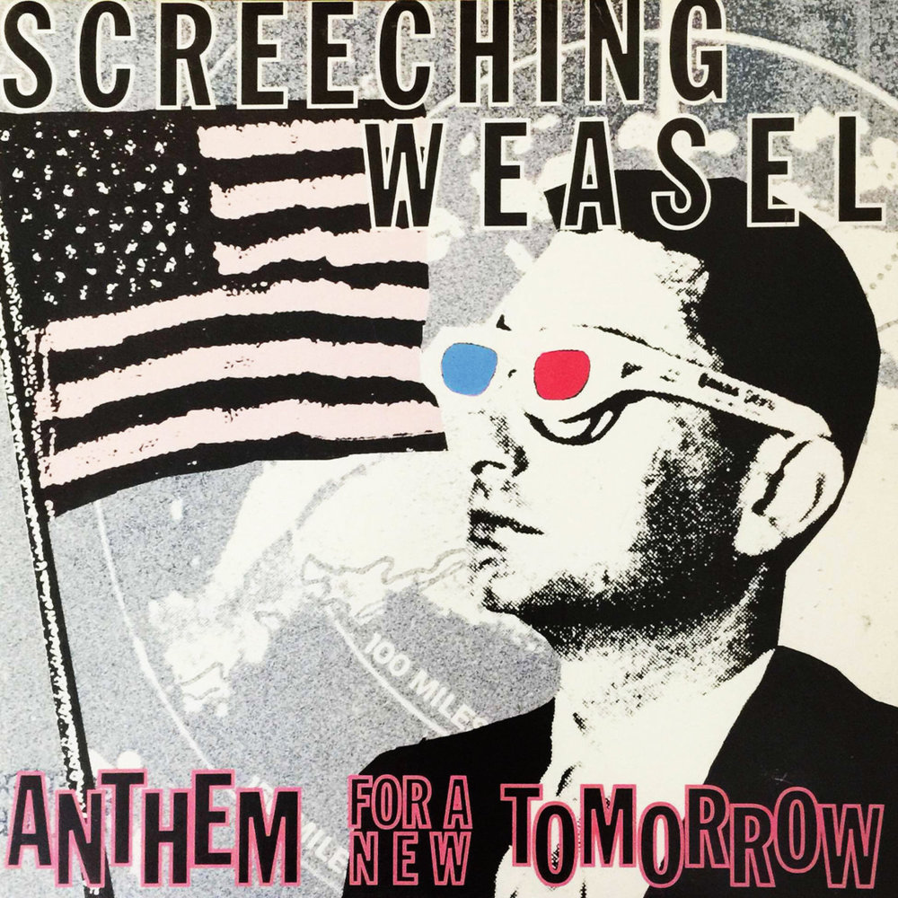 Album cover art for "A New Tomorrow" by Screeching Weasel