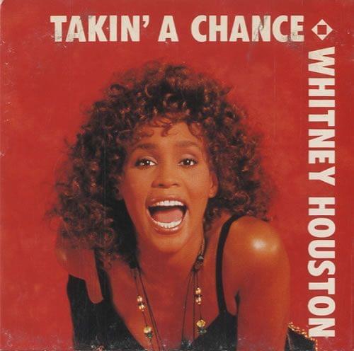 Album cover art for "Takin’ A Chance" by Whitney Houston