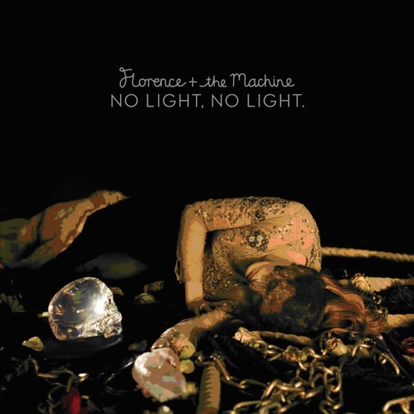 Album cover art for "No Light, No Light" by Florence + the Machine