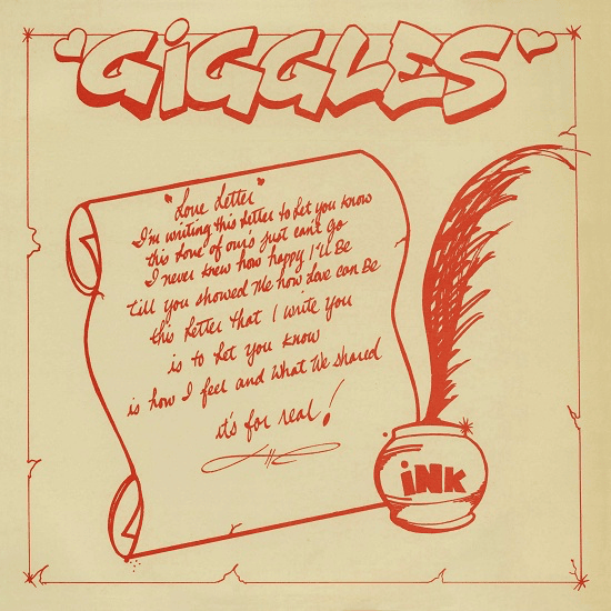 Album cover art for "Love Letter" by Giggles