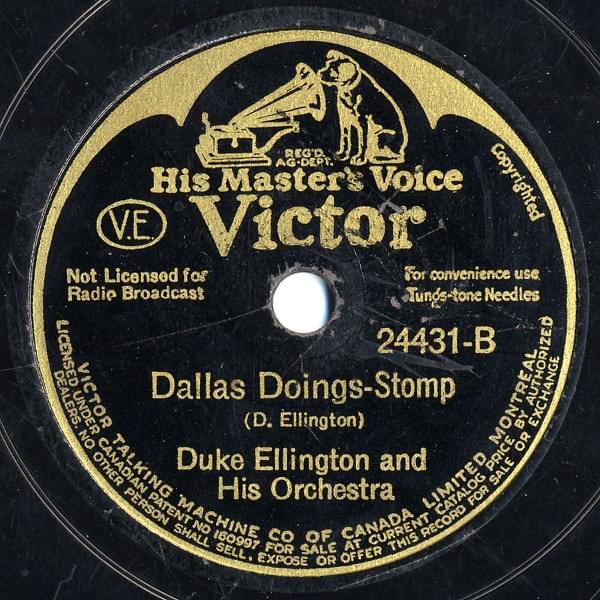 Album cover art for "Dallas Doings" by Duke Ellington