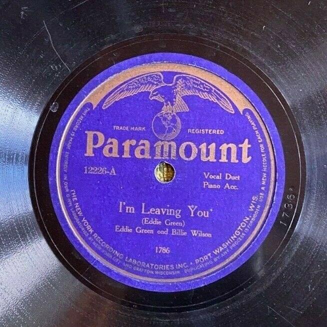 I’m Leaving You by Eddie Green & Billie Wilson