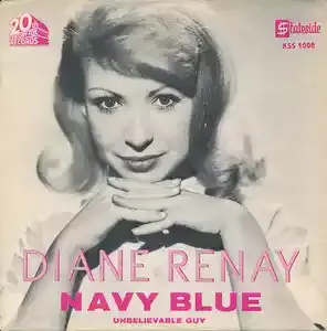 Album cover art for "Navy Blue" by Diane Renay