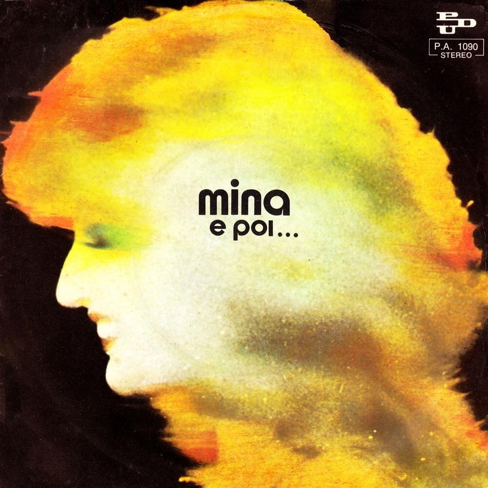 Album cover art for "E poi..." by Mina