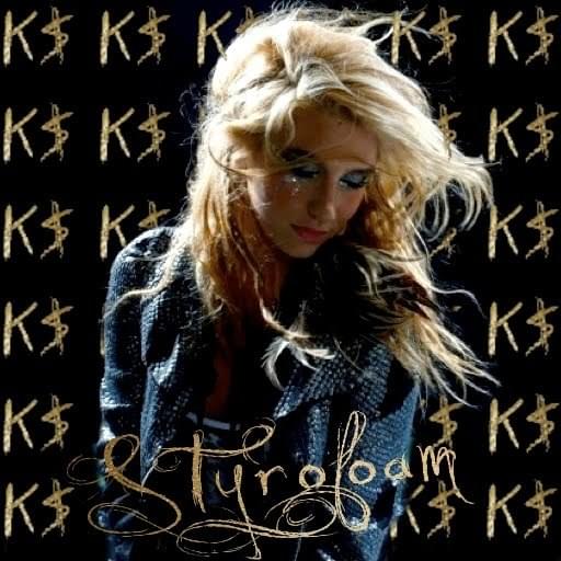 Album cover art for "Styrofoam" by Kesha