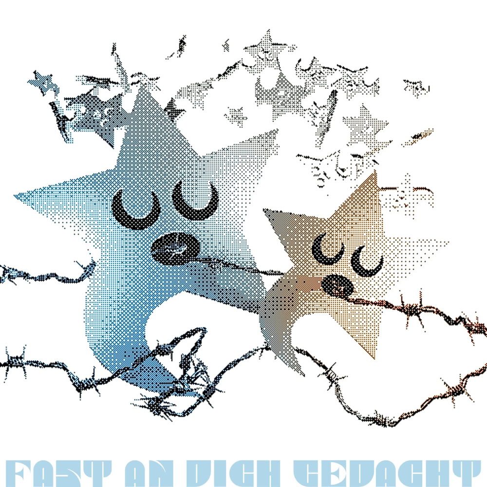 Album cover art for "FAST AN DICH GEDACHT" by Haiyti