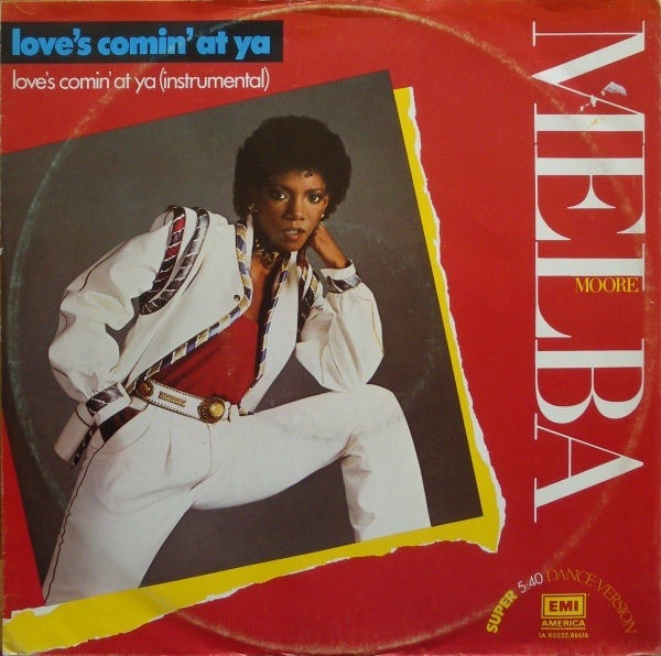 Album cover art for "Love’s Comin’ At Ya" by Melba Moore