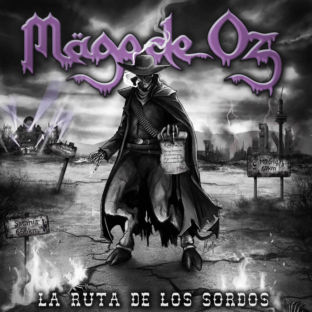 Album cover art for "La Ruta de los Sordos" by Mägo de Oz & Juanma Lobón