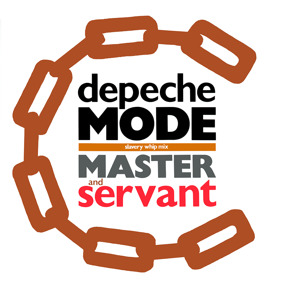 Album cover art for "Master and Servant [Voxless]" by Depeche Mode