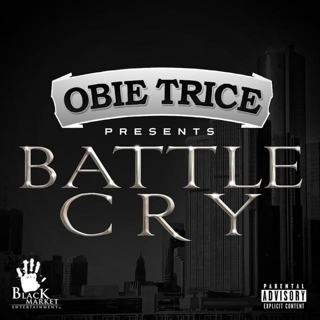 Album cover art for "Battle Cry" by Obie Trice & Adrian Rezza