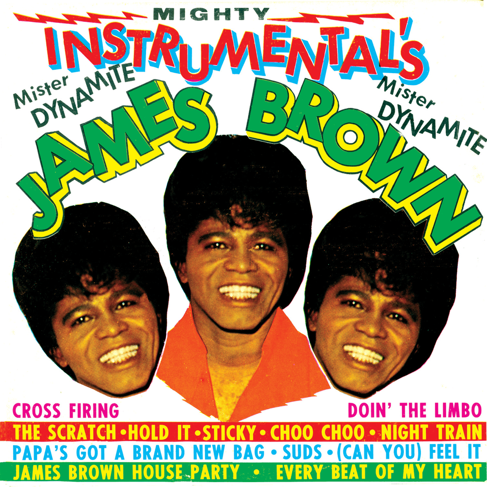 Album cover art for "Sticky" by James Brown & The Famous Flames