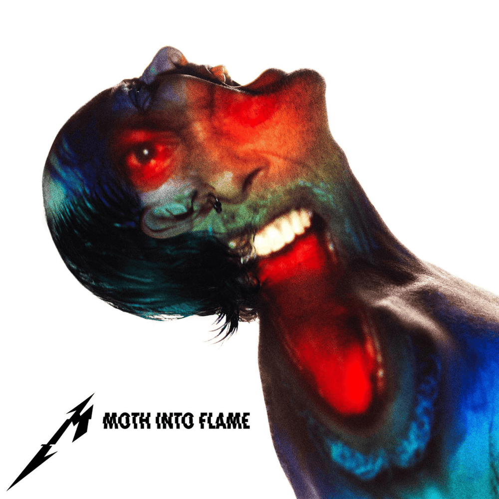 Album cover art for "Moth Into Flame" by Metallica
