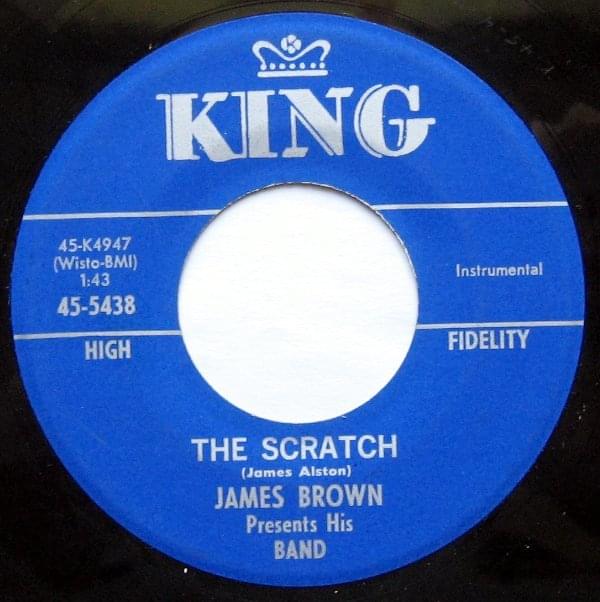Album cover art for "The Scratch" by James Brown