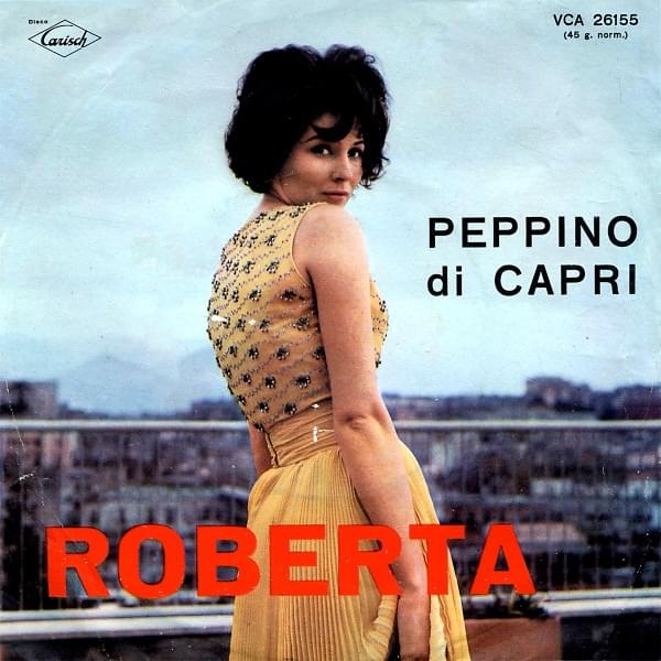 Album cover art for "Roberta" by Peppino Di Capri