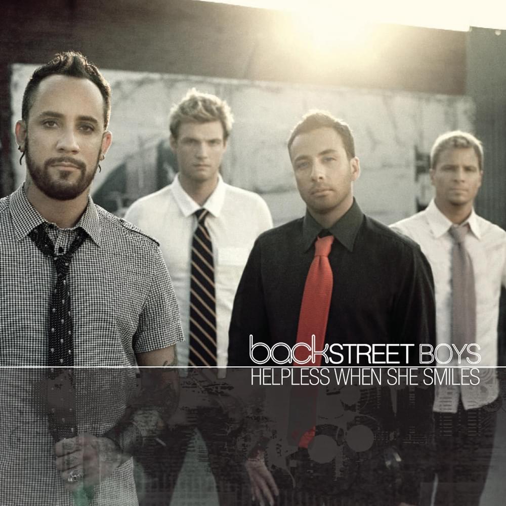 Album cover art for "Helpless When She Smiles" by Backstreet Boys