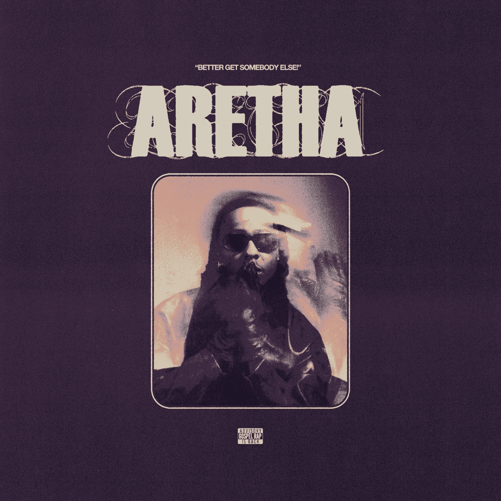 Album cover art for "Aretha" by 1K Phew