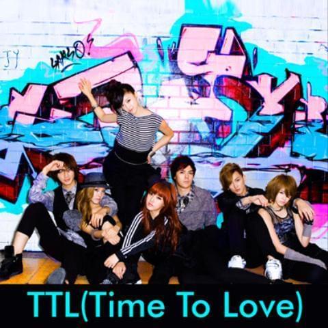 Album cover art for "T.T.L (Time To Love)" by T-ARA (KOR) & Supernova (KOR)