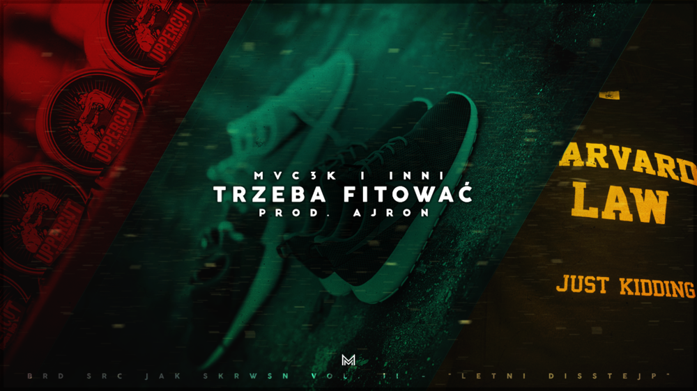 Album cover art for "Trzeba fitować" by MVC3K, Yerba