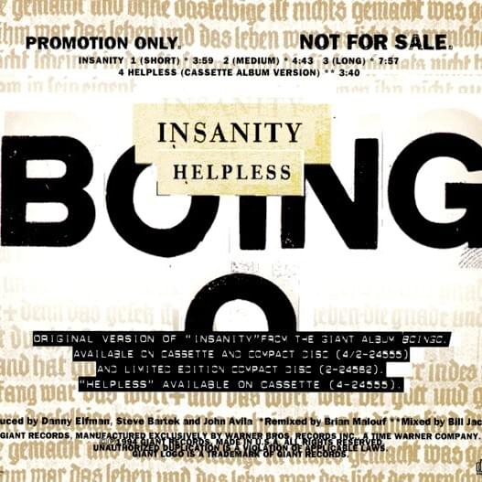 Cover image for Insanity