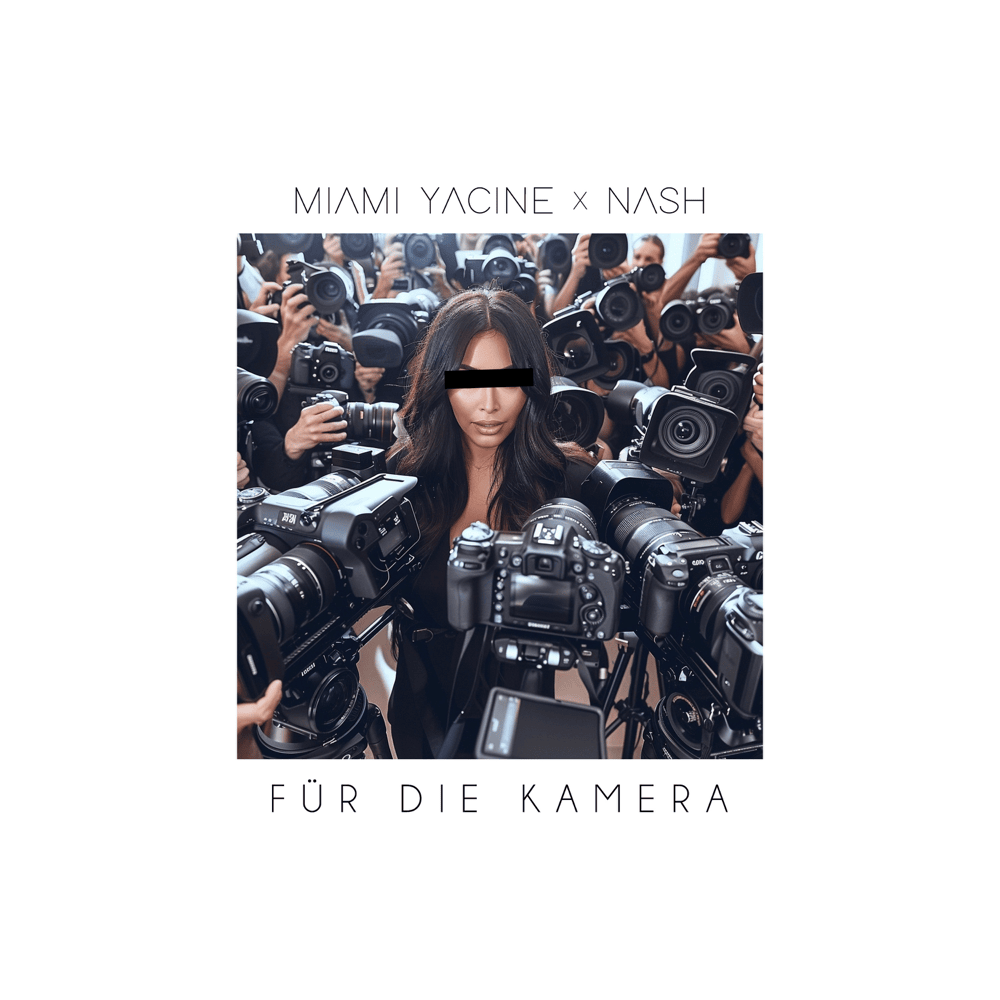 Album cover art for "Für die Kamera" by Miami Yacine