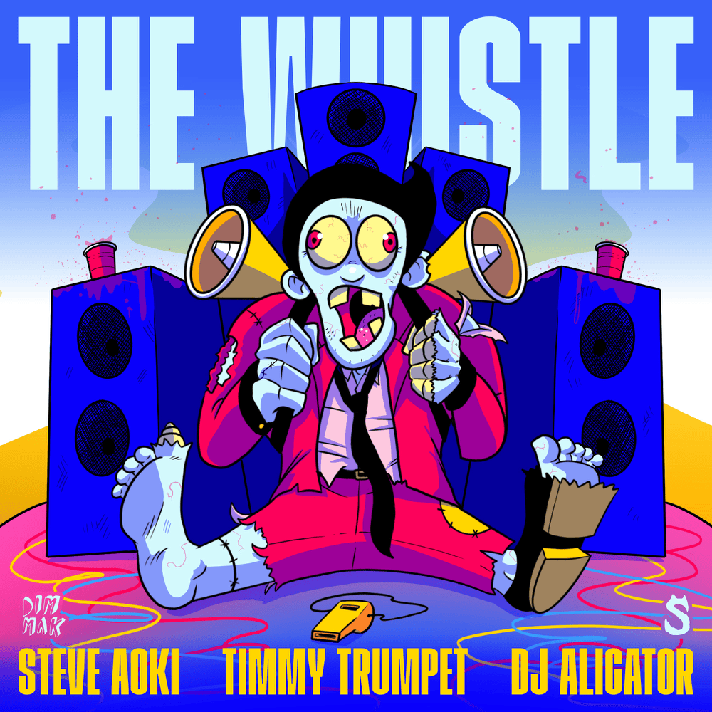 Album cover art for "The Whistle" by Steve Aoki