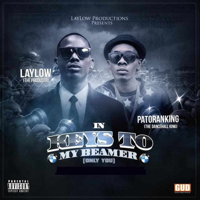 Album cover art for "Keys to My Beamer" by Laylow (Nigeria) & Patoranking