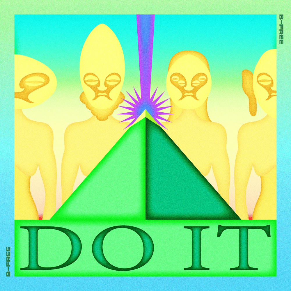 Album cover art for "DO IT (2023)" by B-Free (비프리)