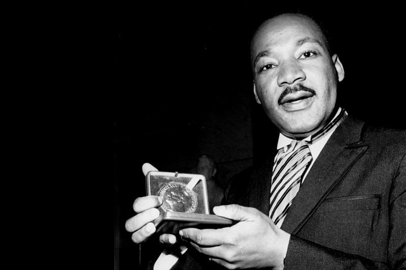 Album cover art for "Nobel Peace Prize Lecture (1964) - The Quest for Peace and Justice (Martin Luther King, Jr.)" by Martin Luther King Jr.