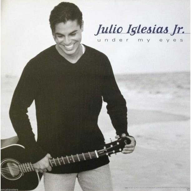 Album cover art for "Under My Eyes" by Julio Iglesias Jr.