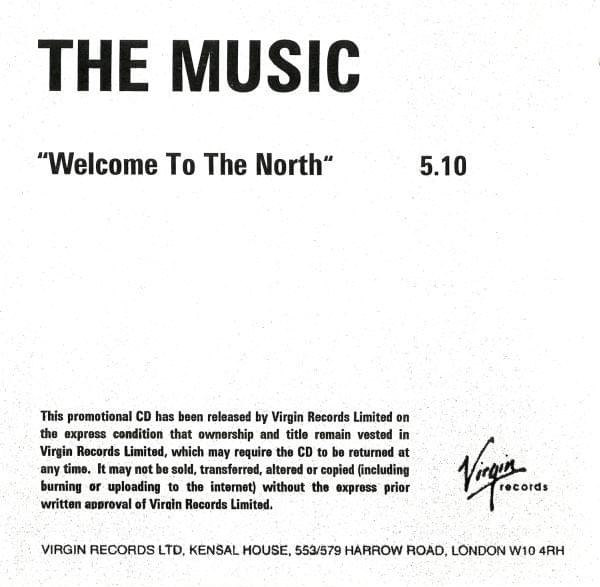 Album cover art for "Welcome to the North" by The Music