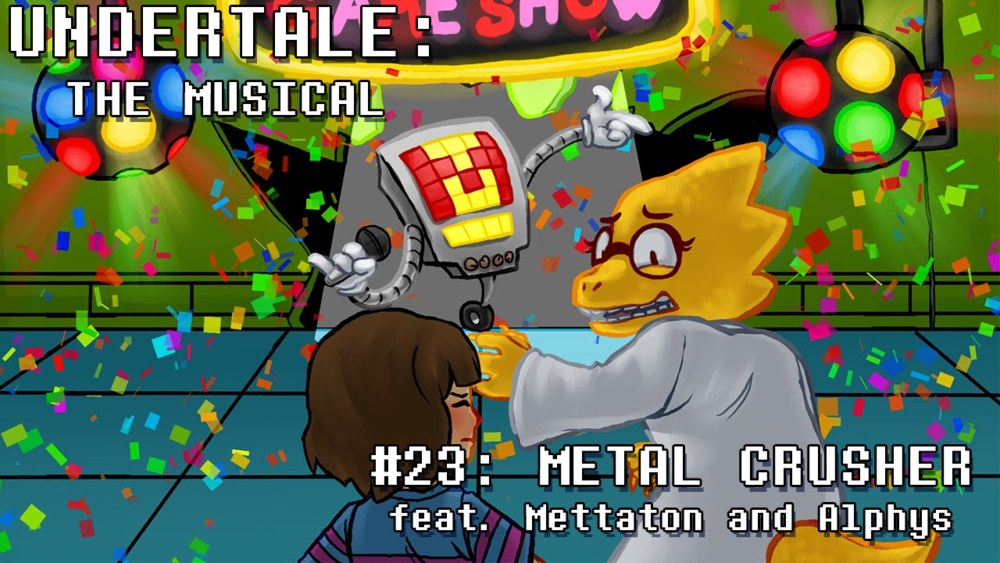 Album cover art for "Metal Crusher" by Man on the Internet & Brenna H. & Alex Beckham
