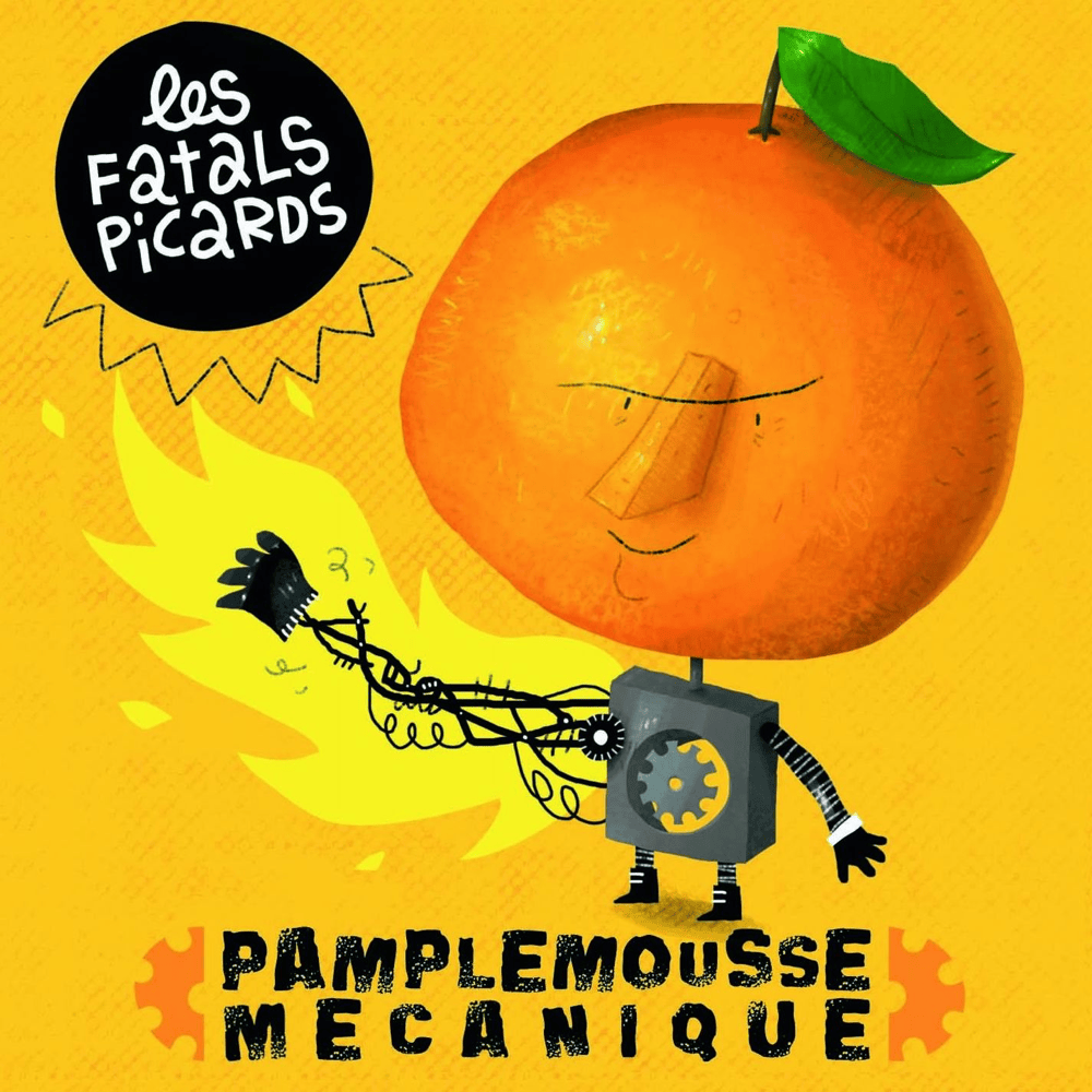 Album cover art for "Lamour � la Fran�aise" by Les Fatals Picards