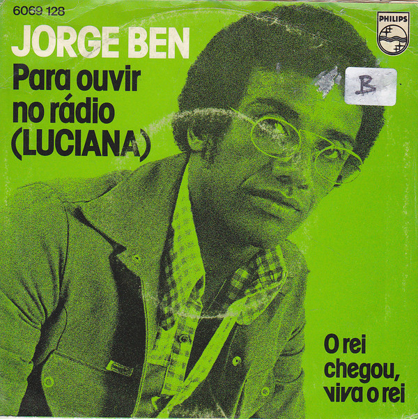 Album cover art for "O Rei Chegou, Viva o Rei" by Jorge Ben Jor