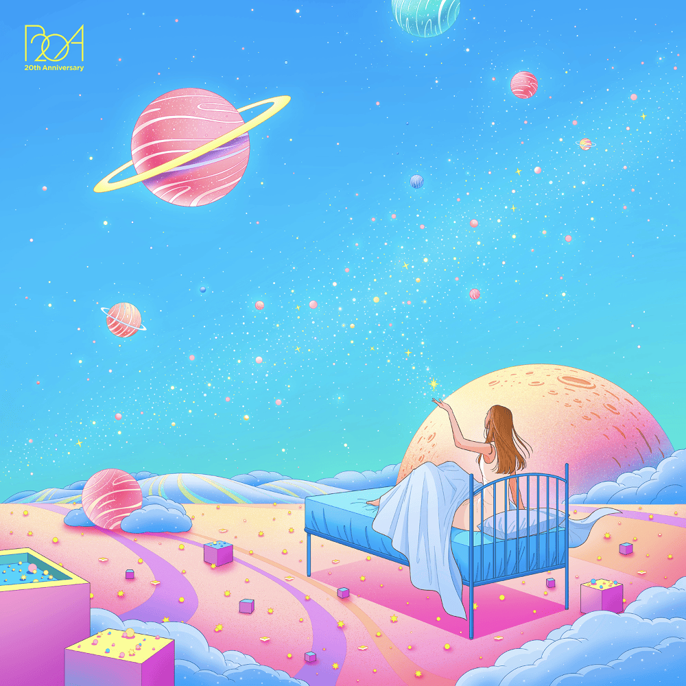 Album cover art for "Milky Way" by Red Velvet (레드벨벳)