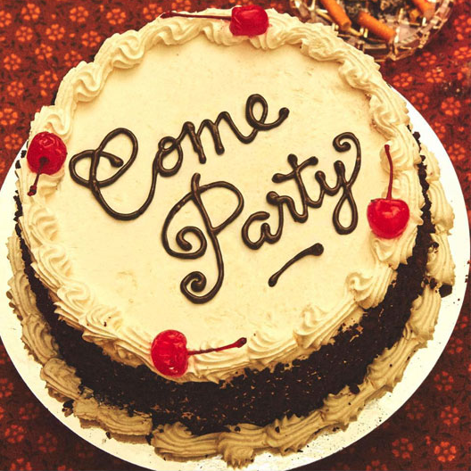 Album cover art for "Come Party" by Polish Club