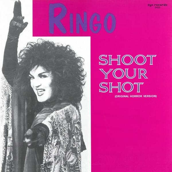 Album cover art for "Shoot Your Shot" by Ringo (German Singer)