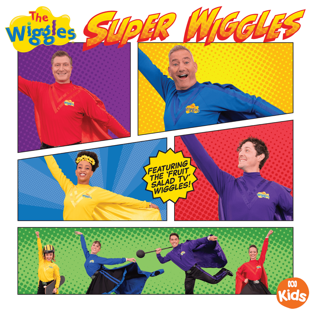 Album cover art for "Rocket Girl" by The Wiggles