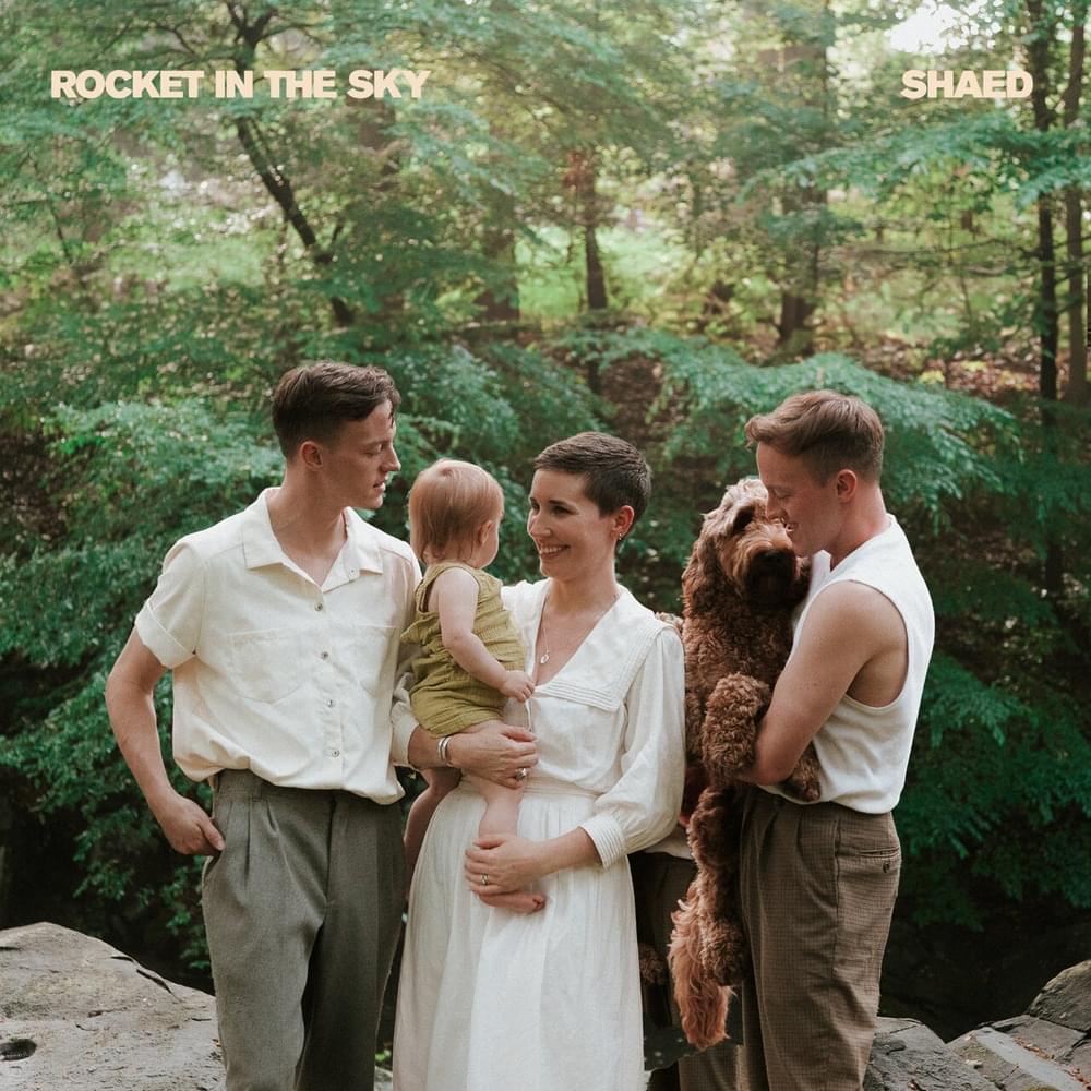 Album cover art for "Rocket in the Sky" by SHAED