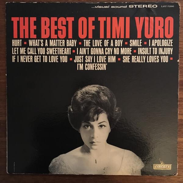 Album cover art for "Insult to Injury" by Timi Yuro