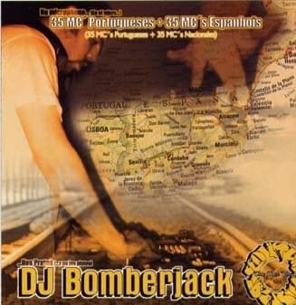 Album cover art for "Colisao ibérica. Espanhóis no mic" by DJ Bomberjack