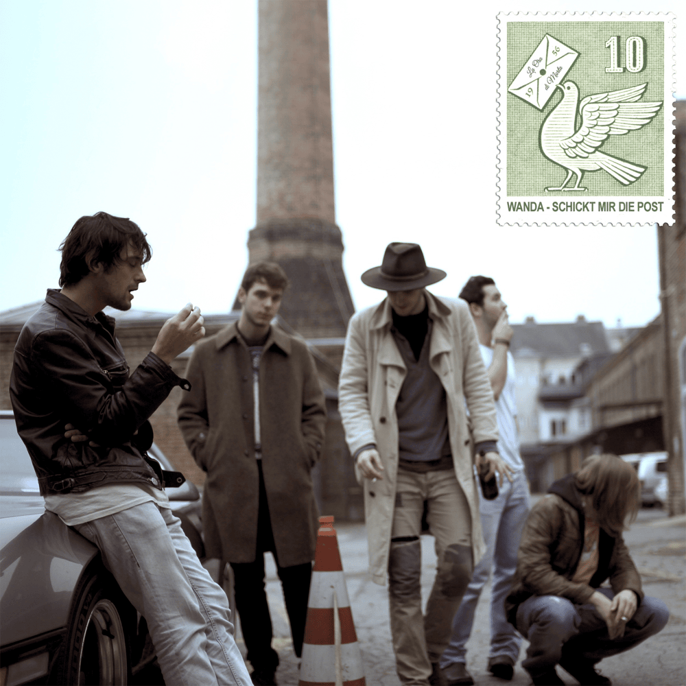 Album cover art for "Schickt mir die Post" by Wanda