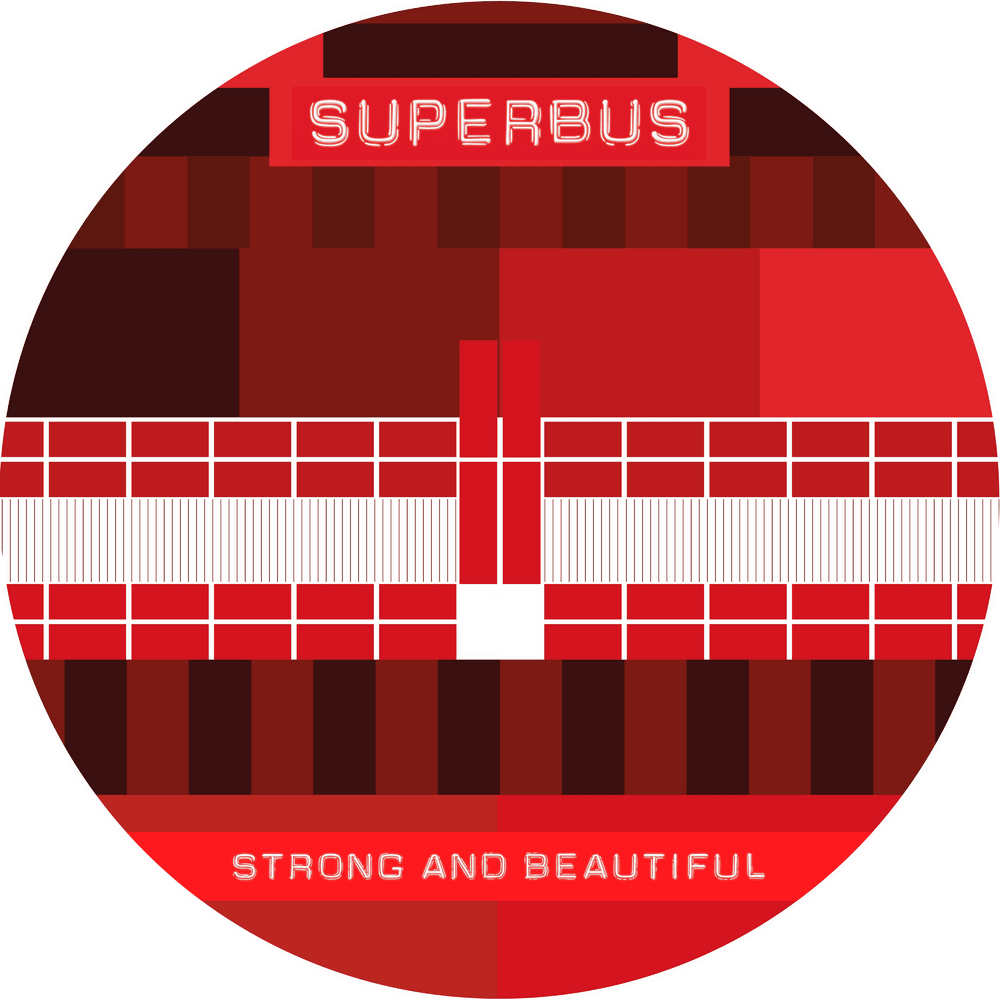 Album cover art for "Strong & Beautiful" by Superbus