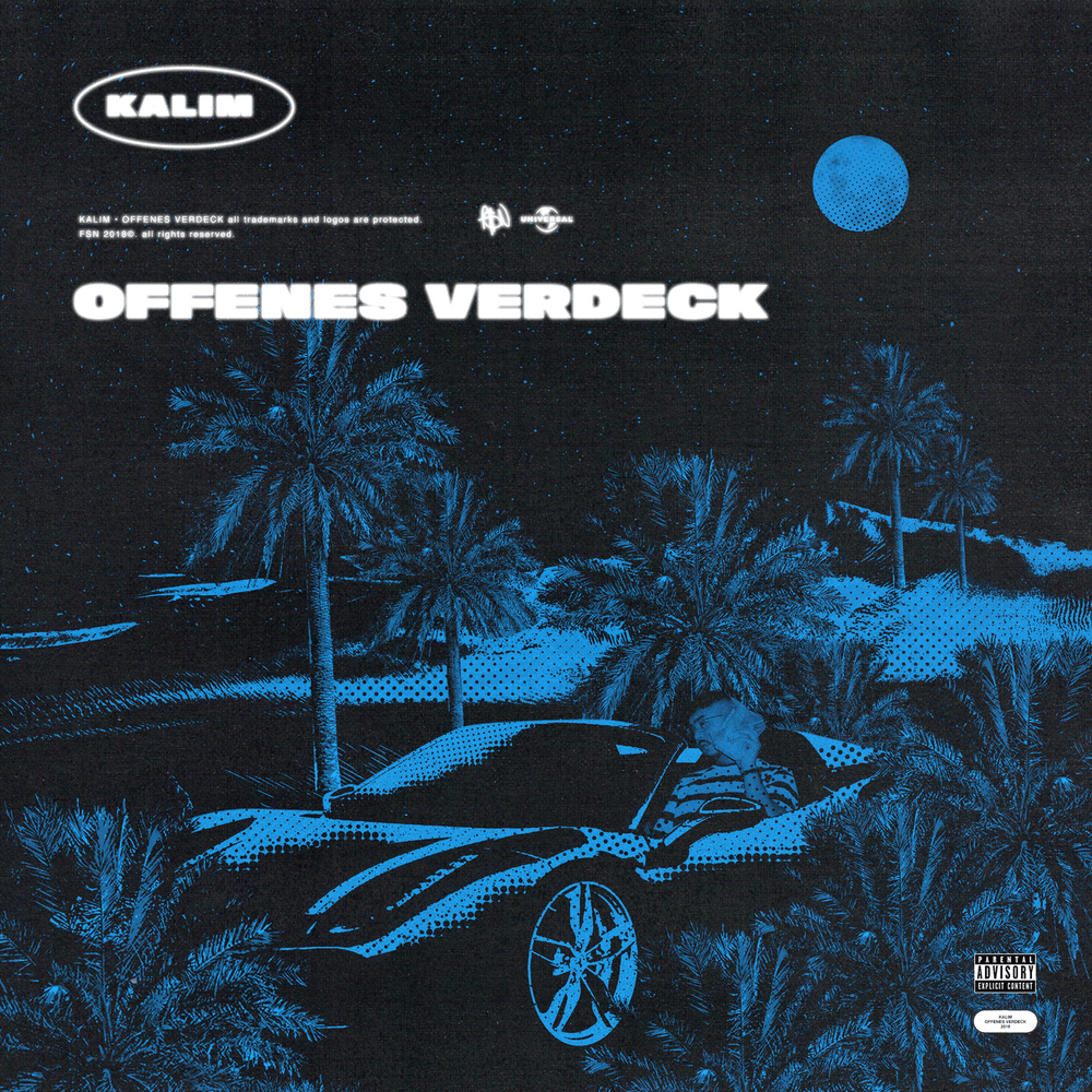Album cover art for "offenes verdeck" by KALIM