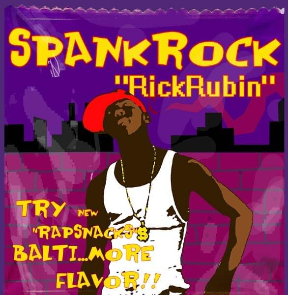 Album cover art for "Rick Rubin" by Spank Rock