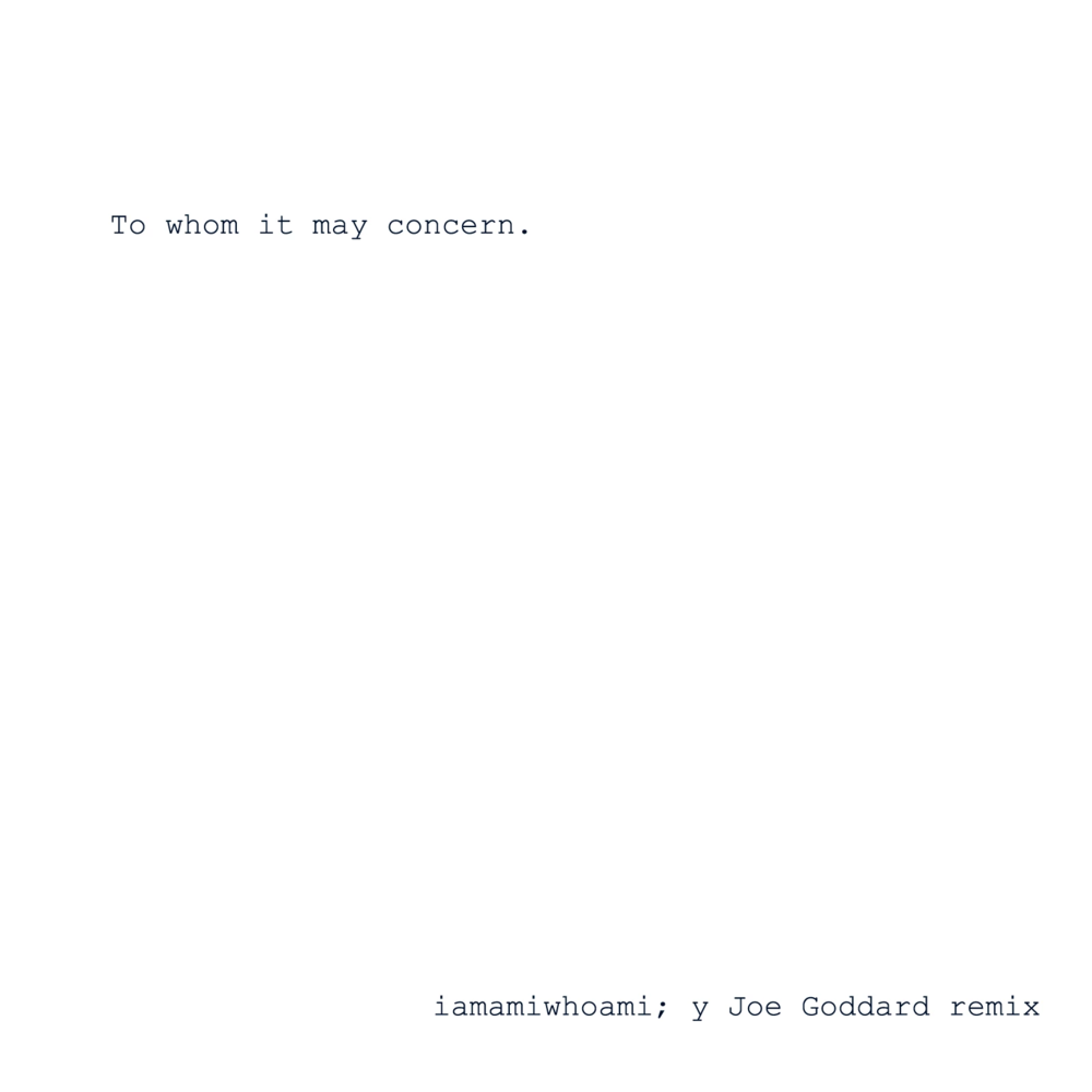 Album cover art for "y (Joe Goddard remix)" by iamamiwhoami
