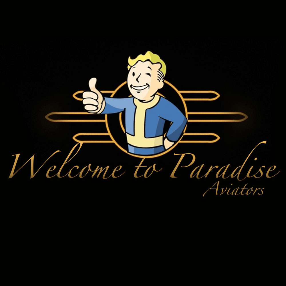 Album cover art for "Welcome to Paradise" by Aviators