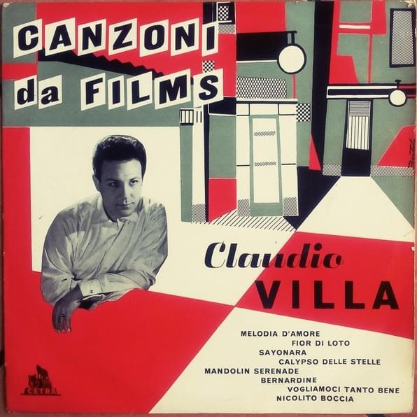 Album cover art for "Mandolin serenade" by Claudio Villa