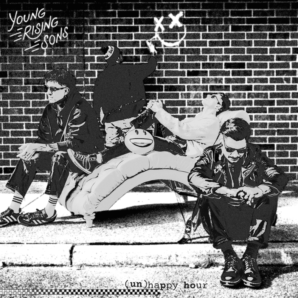 Album cover art for "(Un)Happy Hour" by Young Rising Sons