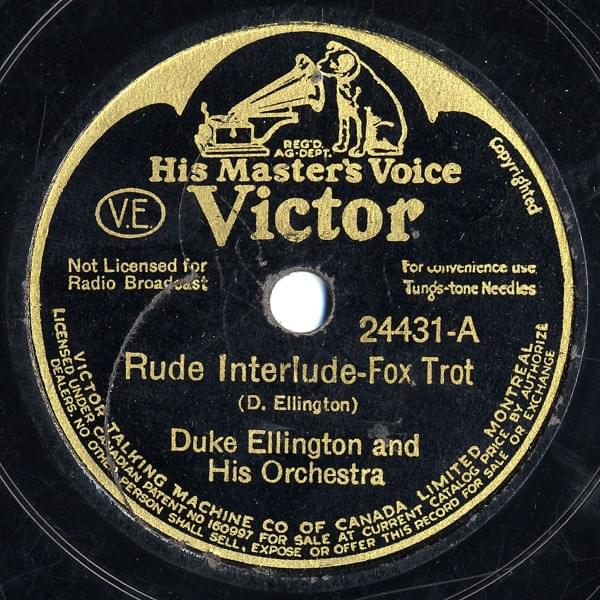 Album cover art for "Rude Interlude" by Duke Ellington